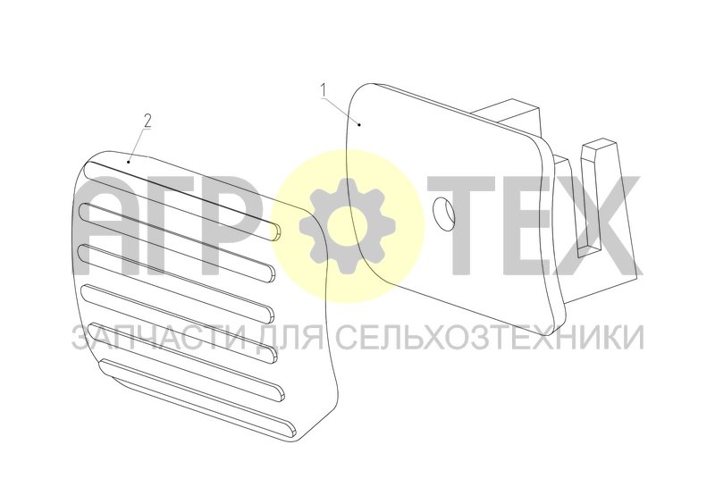 Чертеж Педаль тормоза левая (РСМ-10.04.14.020)